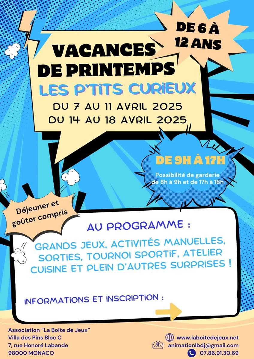 Vacances d'avril
