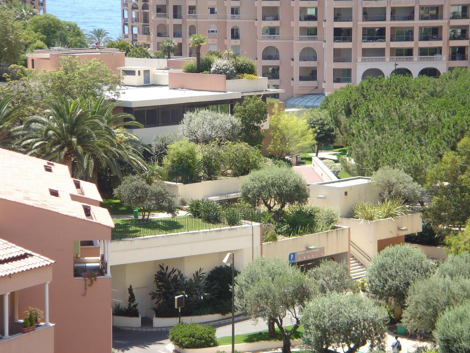 Ecole de Fontvieille vue d'en haut