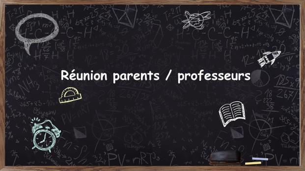 Réunion parents - professeurs